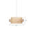 Abijah 2 - Light Natural Square/Rectangle Pendant