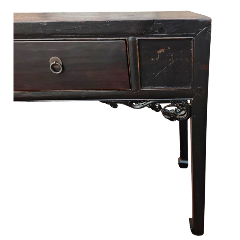 104" Long 5 Drawer Antique Console Table