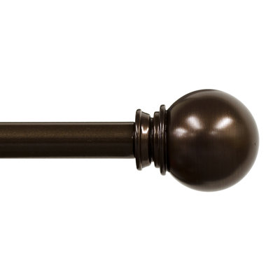 Havsa Steel Adjustable Single Curtain Rod