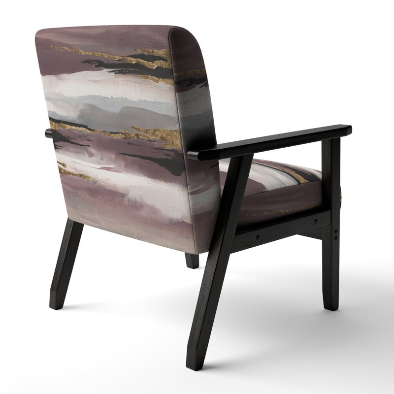 Fauteuil en velours Gamiel