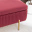 Banc de rangement rembourré en velours Miajah-216298511