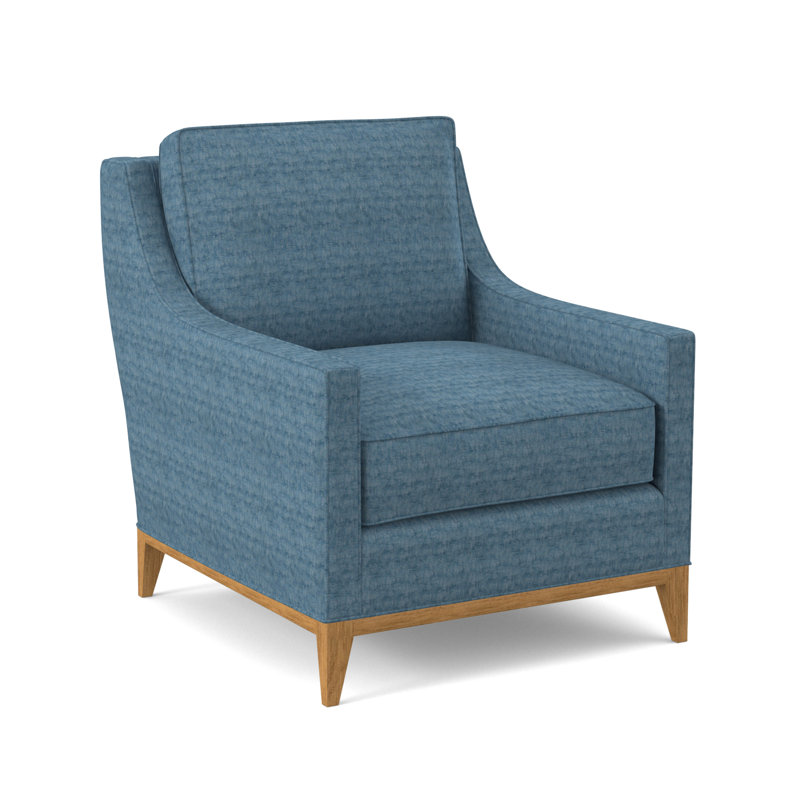 Sonoma Sunbrella® Boucle Armchair, Edworth Ocean Viscose, Amber