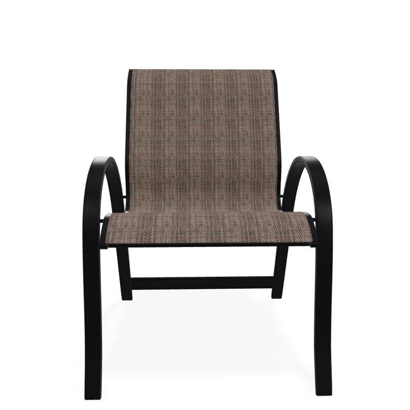 Aruba Outdoor Dining Armchair, Black