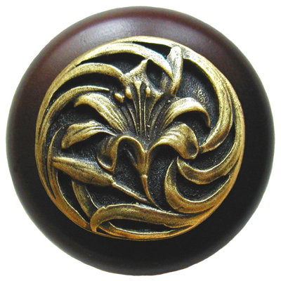 Floral Mushroom Knob