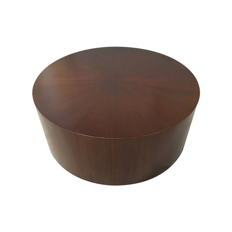 Ambah Solid Wood Drum Coffee Table