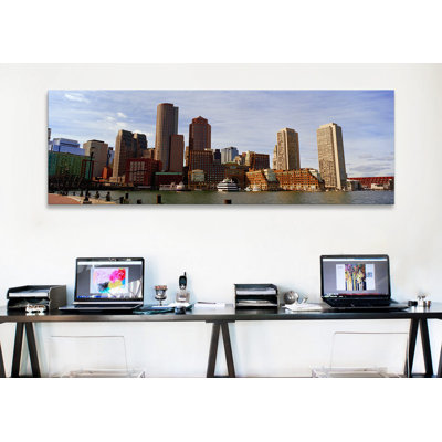 " City at the waterfront, Fan Pier, Boston, Suffolk County, Massachusetts, USA 2010 " Color Photography