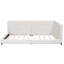 Lit plateforme tapissier grand avec ports USB-106958721