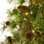 Lighted Artificial Pine Christmas Tree-1736008127