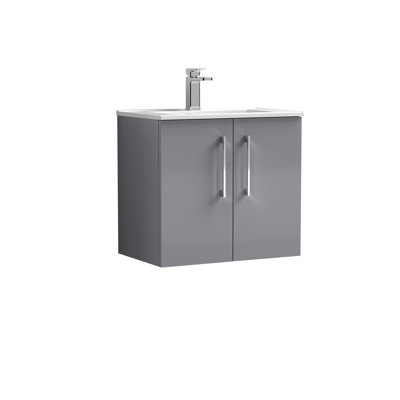 Arno 600mm Single Bathroom Vanity with Integrated Vitreous China Basin