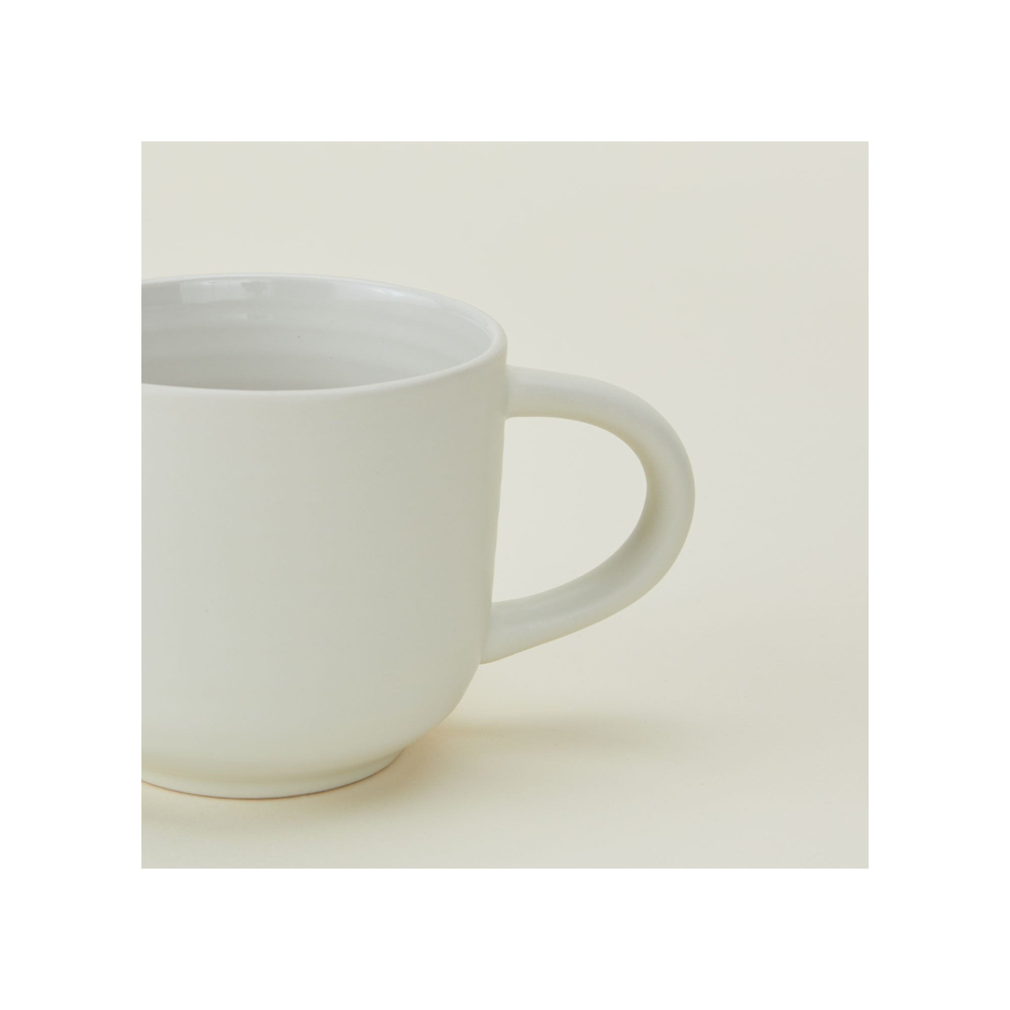Hirma Stoneware Coffee Mug, Bone