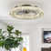 22" Hudman Dimmable Crystal Ceiling Fan with LED Lights