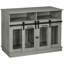 Mobilier de cage pour chien pour grands chiens ou chenil double pour petits chiens avec tablettes, portes coulissantes-1822403659