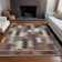 Premium Machine Washable Prisco Chocolate Rug
