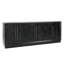 Humphrey's 86" Wide Pine Wood Sideboard, Black-1340380842