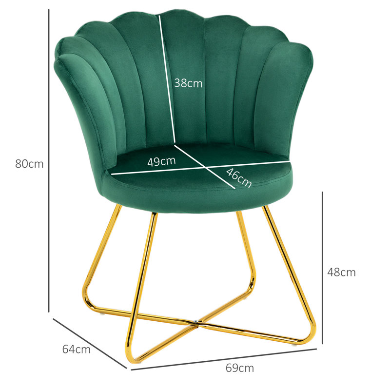 Akhras Velvet Armchair