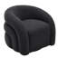 Fauteuil demi-tonneau pivotant rembourré Aunna-249351917