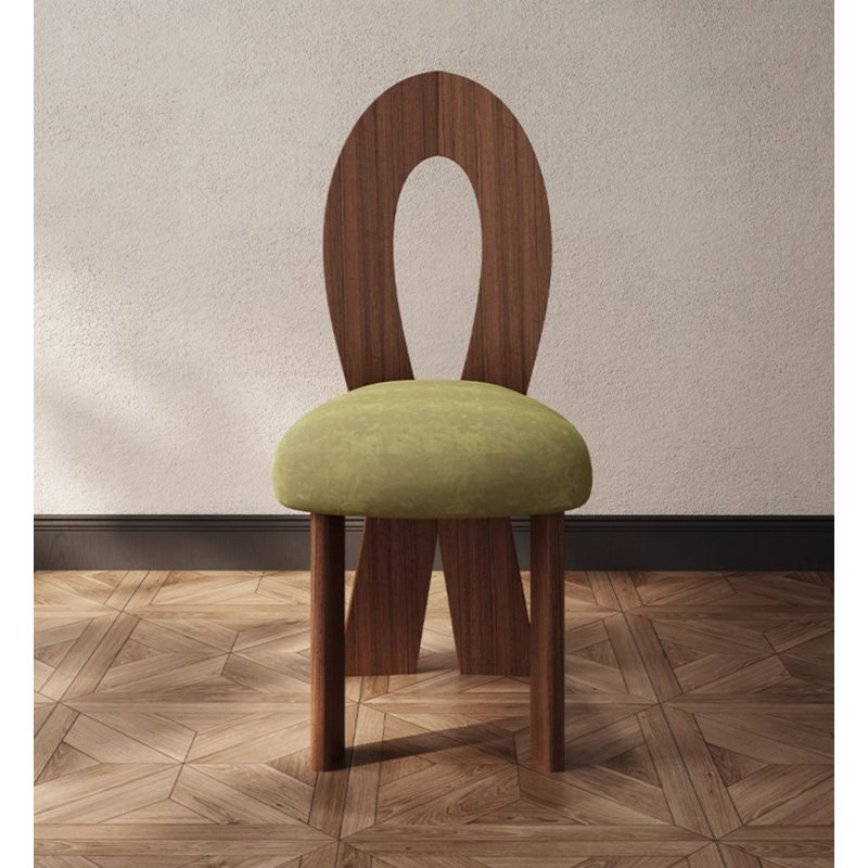 Blevins Chair, Vert, Brun