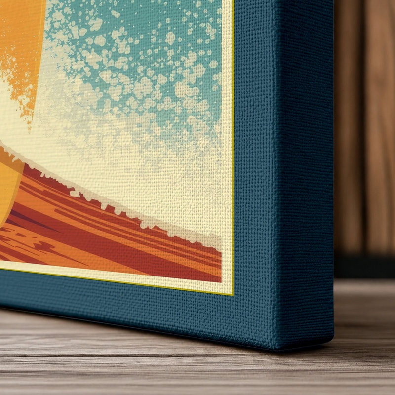 Print, 30x20 - 76.2 x 50.8 cm, Teal Border