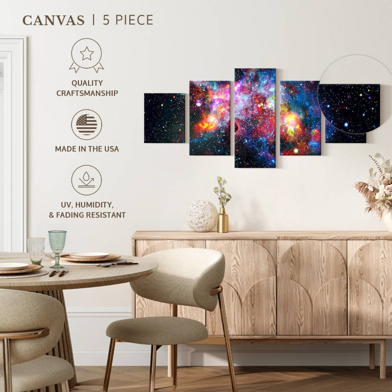 Nebula Clouds, 36" H x 80" W