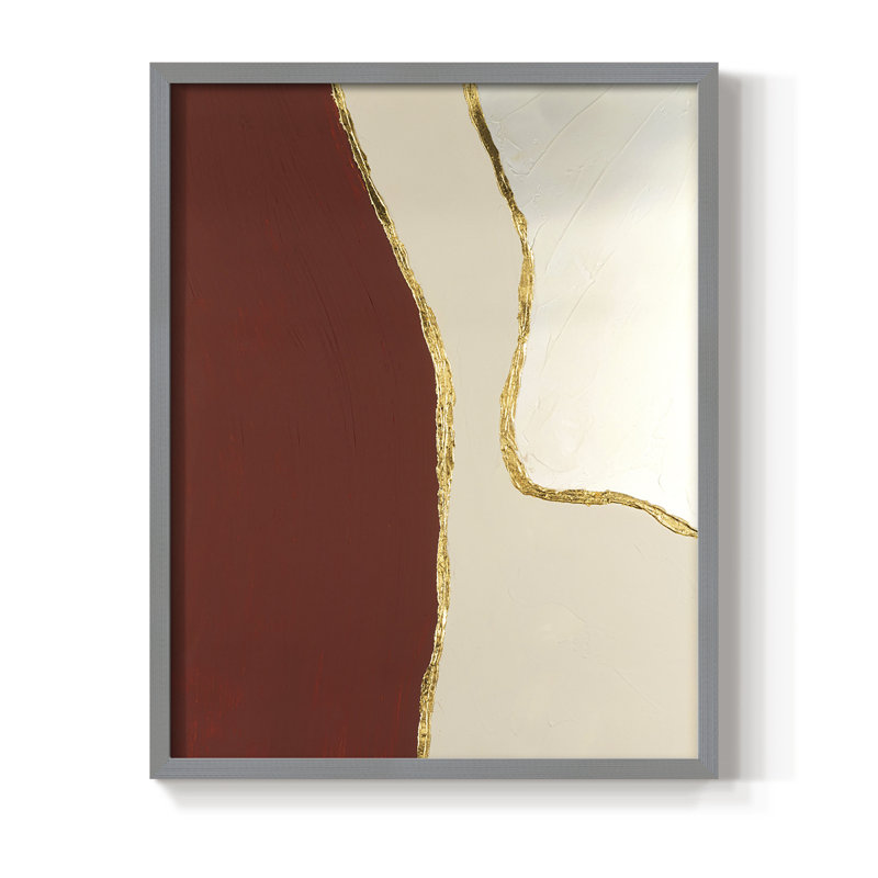«Allspice I», reproduction encadrée - bois massif, Gris, H 10 po x l 8 po