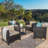 Modern Outdoor Club Chair(Set of 4)-1959977343-1959977341