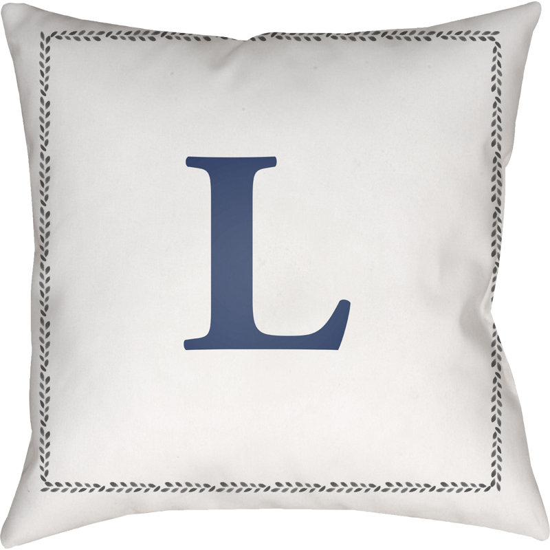 Outdoor Throw Pillow, 20" H x 20" W x 4" D, E