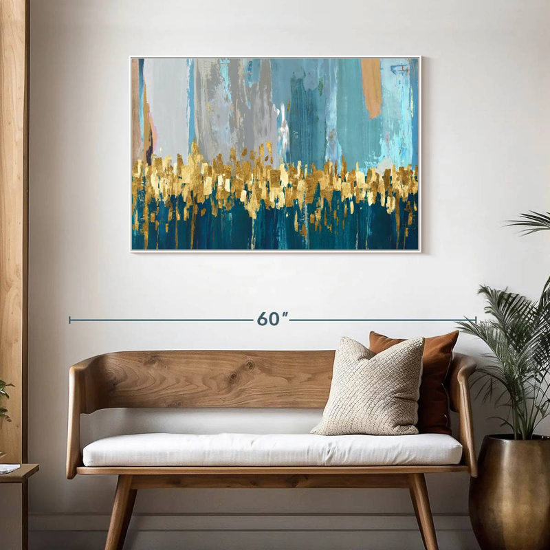 Starlight, Cadre flottant blanc, 43 po x 29 po