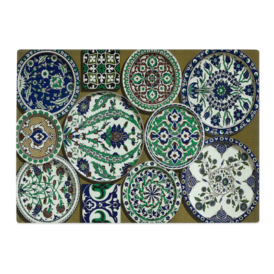 Tempered Glass Persian Chopping Board
