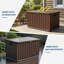 Heavy-Duty Deck Box with Lockable Lid, Gas Struts and Wheels-135111582-135111583