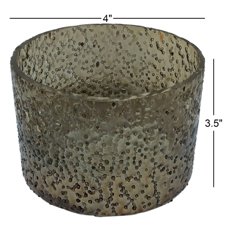 Vase de table Dami, H 3,5 po x l 4 po x P 4 po