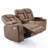 Berwin 2 SEATER FABRIC AUTO RECLINER SOFA WITH CONSOLE GREY-491534724