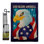 Patriotique de 2 côtés 18,5 x 13 po freedom eagle americana ensemble de drapeau