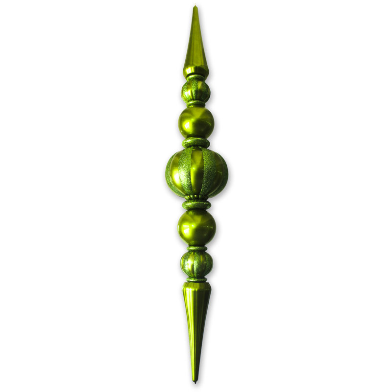 Giant Finial Ornament, Vert citron
