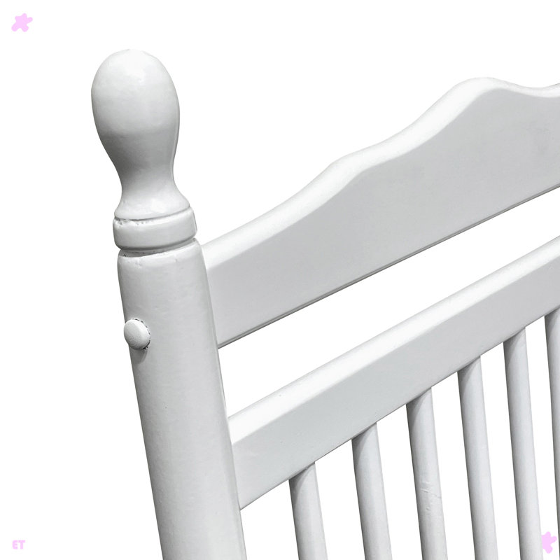 Fauteuil à bascule Balcony Porche, Blanc
