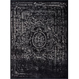 Rapture Black/Gray Oriental Luxury Area Rug
