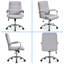 Mid-Back Executive Swivel Office Chair with Metal Frame and Arms-1039918782