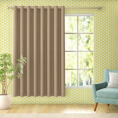 Polyester Room Darkening Noise Reducing Sliding Panel