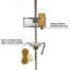 Organisateur de coin Utopia AlleyTension Pole-2037539502