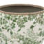Vase en céramique avec motif floral