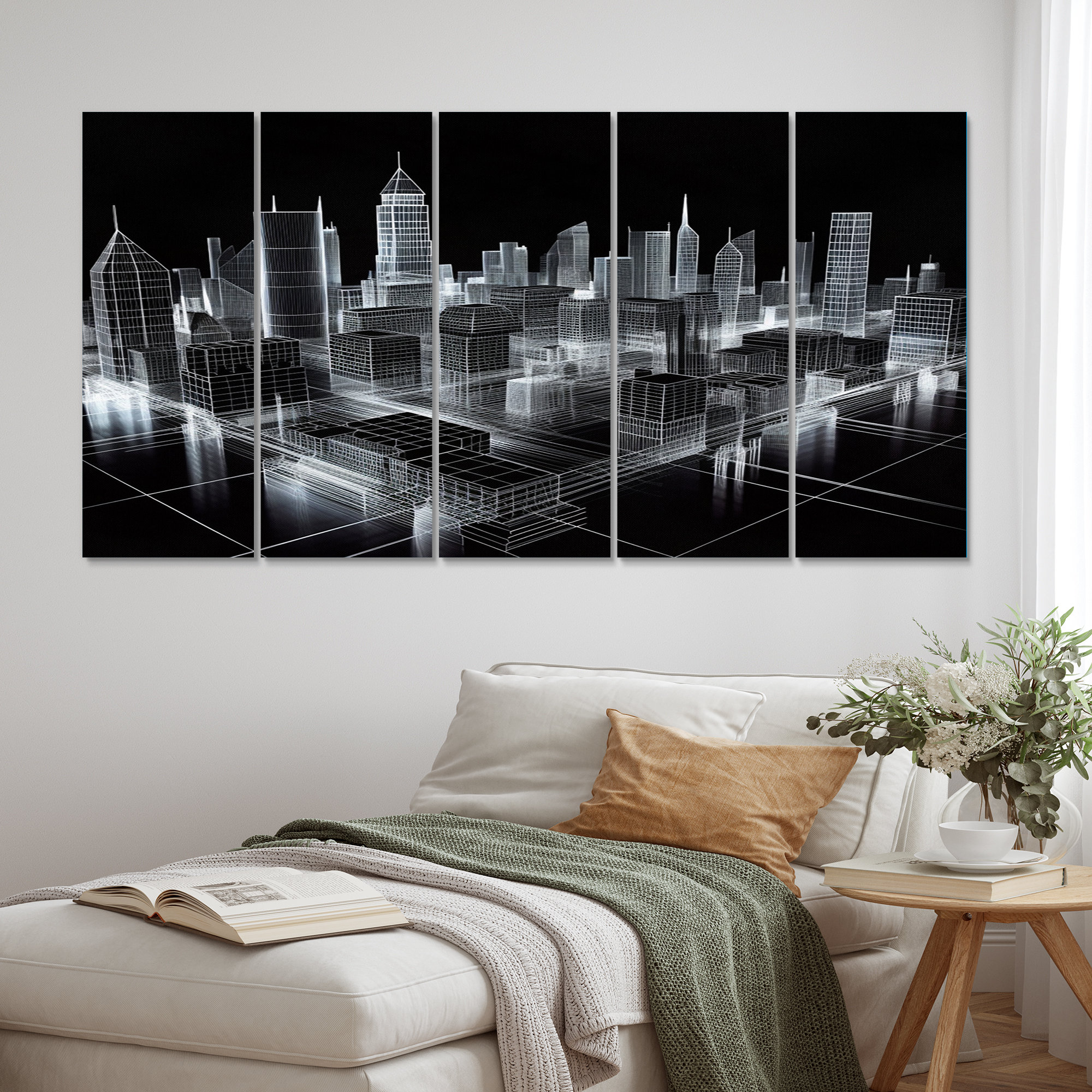 DesignArt 3D Cityscape New York Future Architecture VII - Futuristic Architecture Wall Art ...