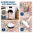  Living Room Rug 10x13 Washable Rug Non Slip Boho Floral Carpet Floor Cover Foldable Farmhouse Rugs Vintage Aesthetic Rugs for Bedroom Nursery Dorm Office-685642761-685642764