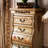 Retro Distressed Painted Solid Wood Accent Chests