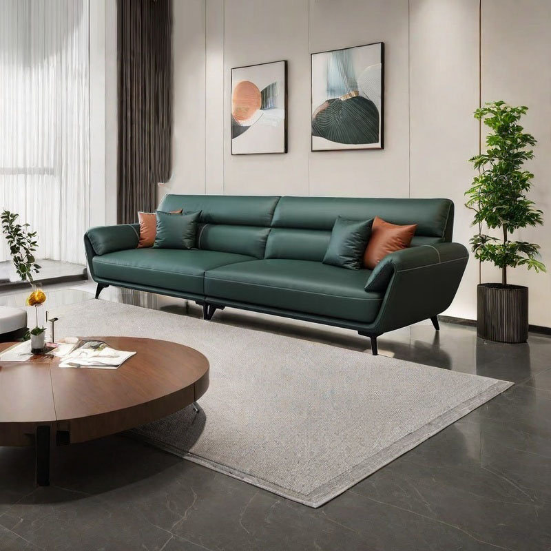 Canapé de bureau italien moderne, H 35,4 po x l 110,2 po x P 34,6 po, 4