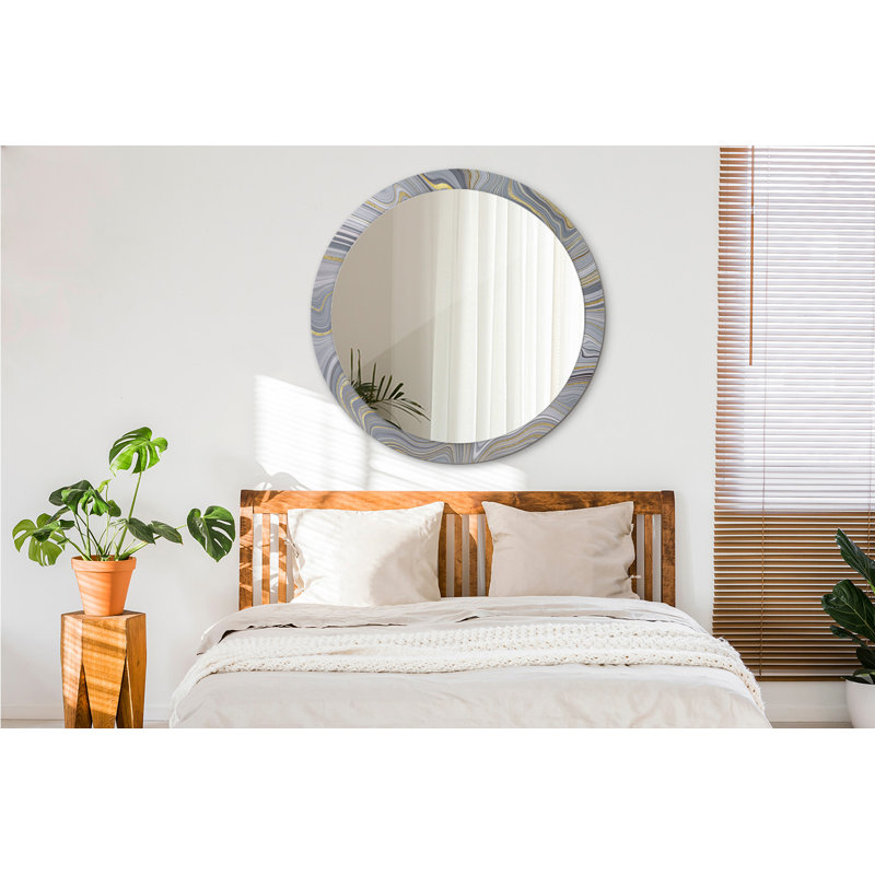 Huldar Glass Flat Wall Mirror