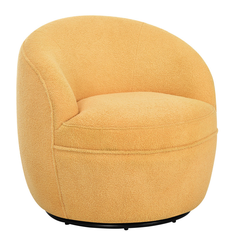 Fauteuil d'appoint pivotant à 360 °, rembourré - Confort et durabilité Chaise d'appoint avec rotation, mousse épaisse confortable
