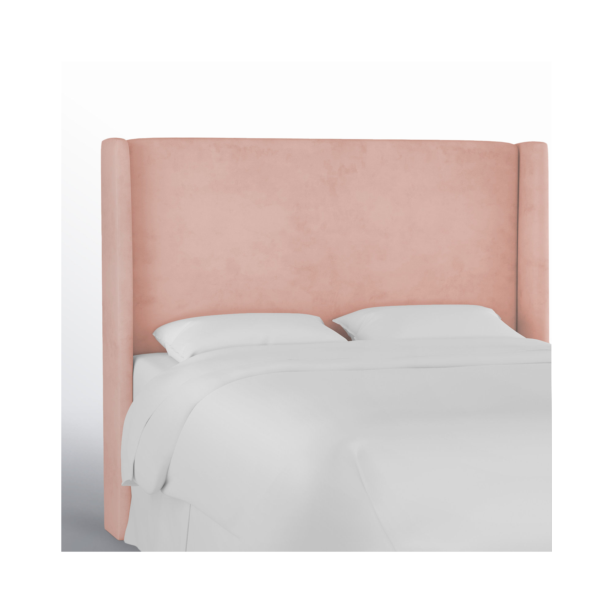 Tilly Upholstered Headboard, Classic Blush Performance Velvet, Twin