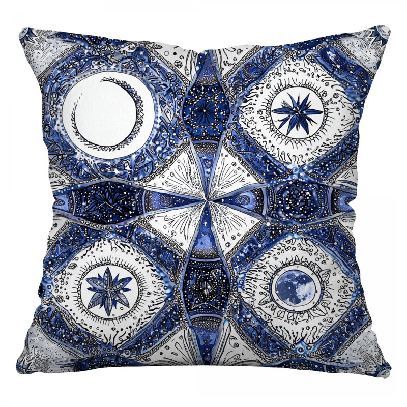 Coussin Cosmic, Carré 14 po