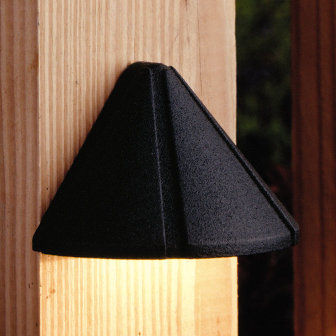 Luminaire de terrasse câblé Chimdindu, Noir texturé, 2700 K