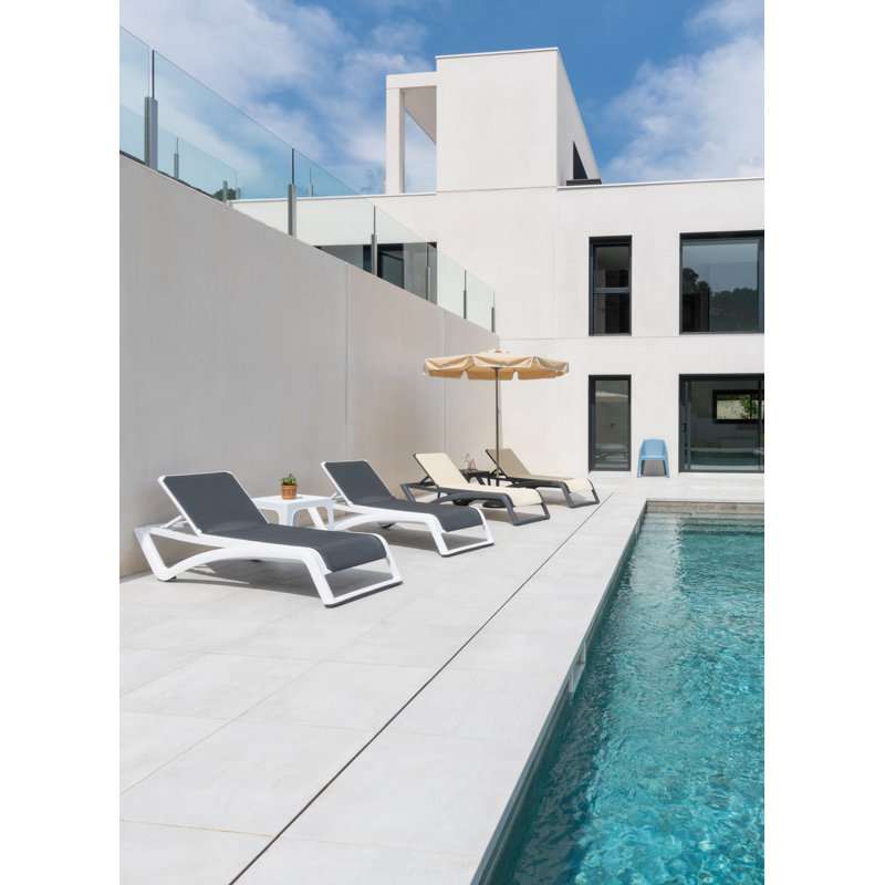 Bain de soleil Sky Club, Blanc, Gris