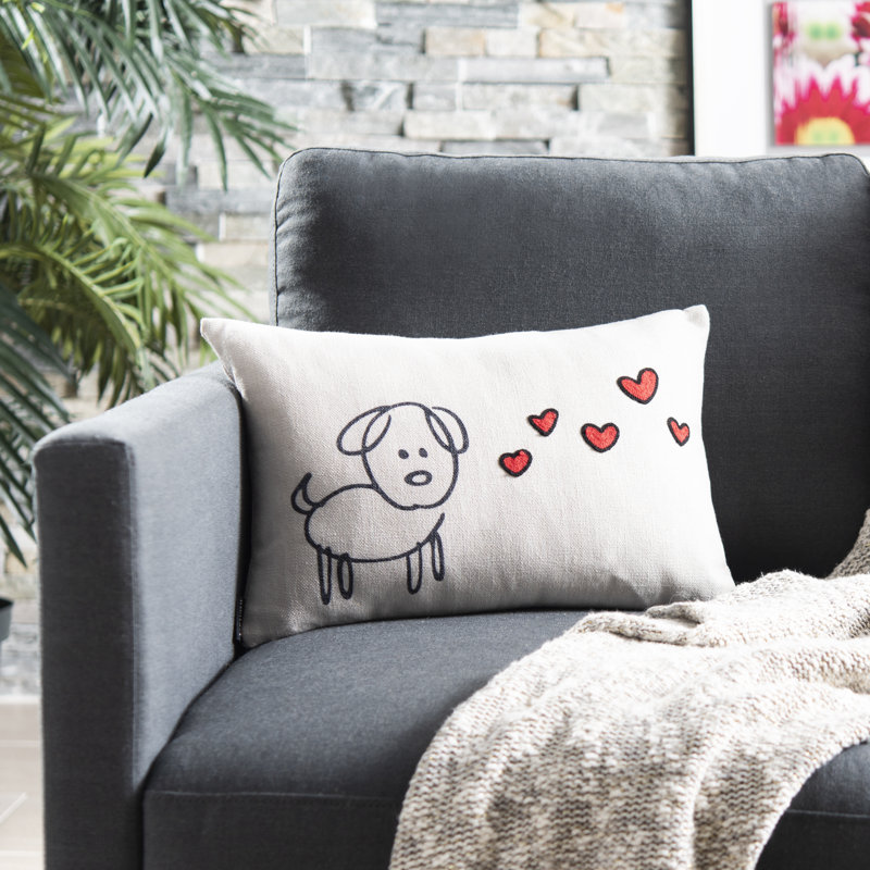 Animal Love Animal Print Reversible Throw Pillow
